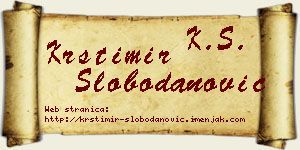 Krstimir Slobodanović vizit kartica